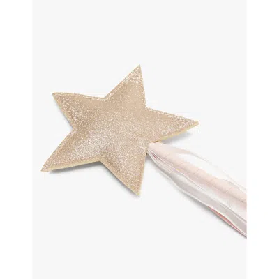 Mimi & Lula Ti Pretty Star Glitter-embellished Fabric Fairy Wand In Multi