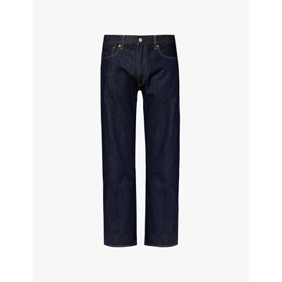 Levi's Mens 555 Relaxed-fit Straight-leg Denim Jeans Welcome To The Game In Welcome To The Game