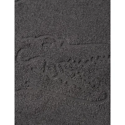 Lacoste Multicoloured Casual Logo-embroidered Organic-cotton Bath Mat 55cm X 80cm In Multicoloured