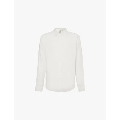 Onia Air Linen-blend Shirt In White