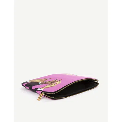 Seletti Lipstick Print Laptop Case