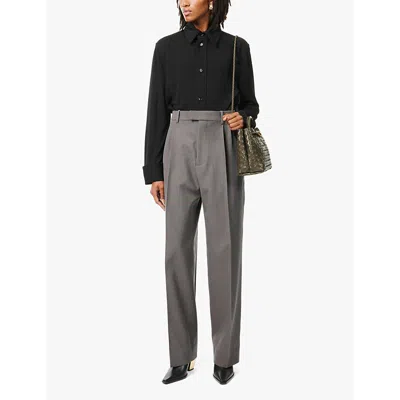 Bottega Veneta Women's Jersey Shirt In Black