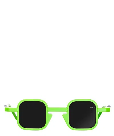 Vava Wl0067 White Label Acid Green Sunglasses In Crl