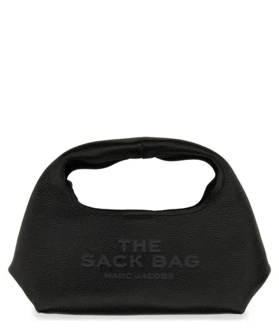 Shop Marc Jacobs The Mini Sack Handbag In Black