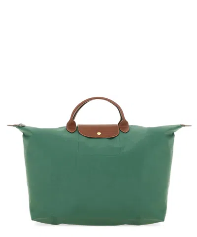 Shop Longchamp Le Pliage Tote Bag In Green