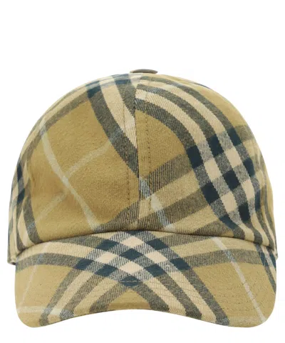 Shop Burberry Cap In Beige