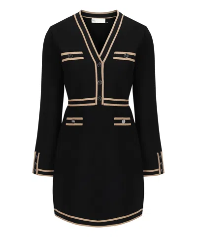 Shop Tory Burch Kendra Mini Dress In Black