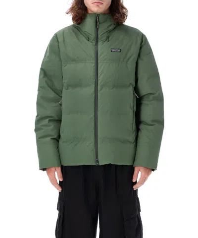 Shop Patagonia Jackson Glacier Down Jacket In Green