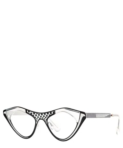 Shop Theo Eyeglasses Liz 229 C 705+703+transparent In Crl