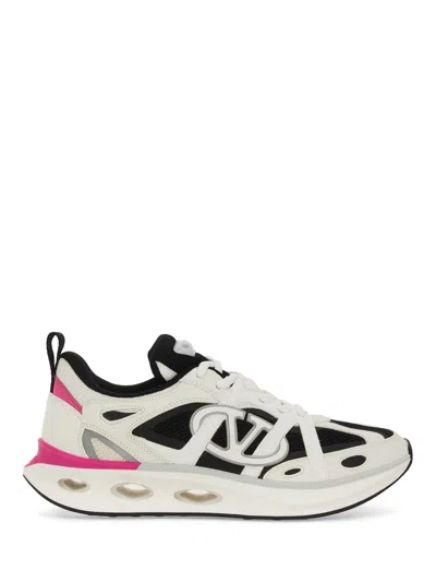 Valentino Easyjog Mesh Panel Sneakers In White