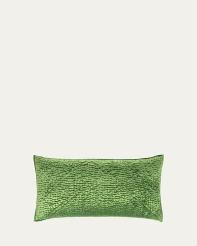 Pine Cone Hill Parisienne Velvet Evergreen Quilted King Sham In Evergreen