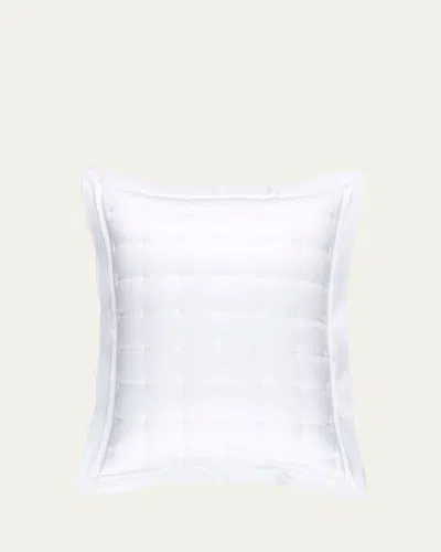 Pine Cone Hill Puff Tencel Standard Sham, White In White