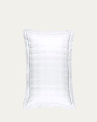 Pine Cone Hill Puff Tencel King Sham, White In White