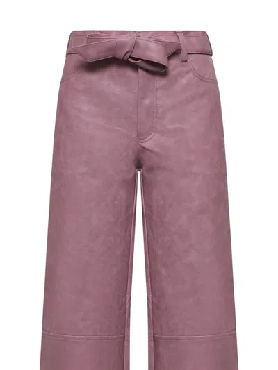 Shop Baum Und Pferdgarten Trousers In Washed Lilas