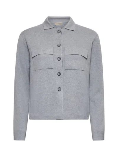 Shop Blanca Vita Sweaters In Grey