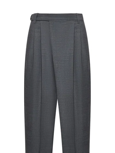 Shop Brunello Cucinelli Trousers In Grey