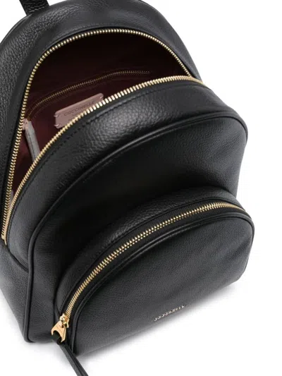 Coccinelle Logo-plaque Detail Backpack In Black