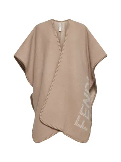 Shop Fendi Jackets In Beige