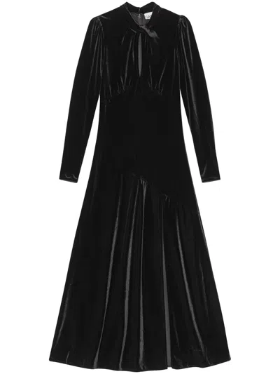 Shop Ganni Dresses In Black