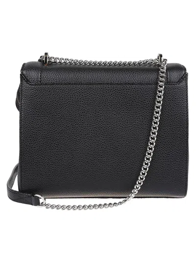 Shop Lancel Ninon Medium Flap Bag In Black