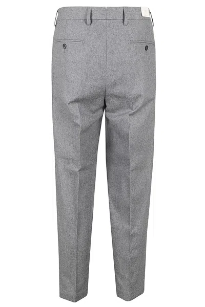 Shop Briglia 1949 Pant Doppia Pinces Lana Cash In Grigio Medio