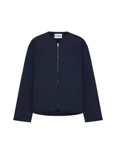 Shop Jil Sander Coats In Navy