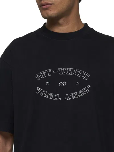 Shop Off-white T-shirts And Polos In Back White