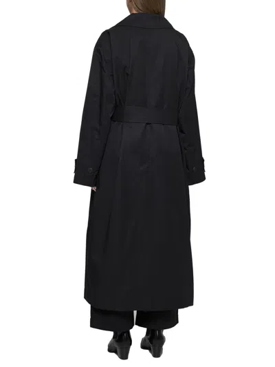 Shop Studio Nicholson Coats In Black Grape