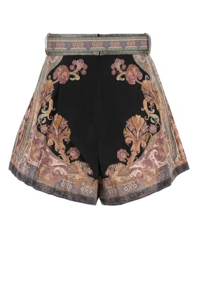 Shop Zimmermann Shorts In Printed