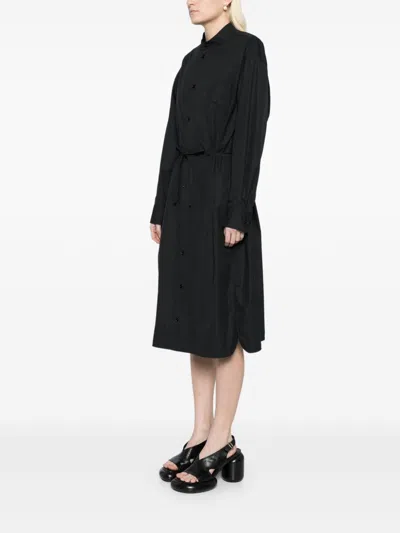 Lemaire Hemdkleid Mit Kordelzug In Schwarz