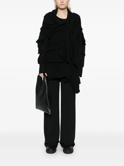 Yohji Yamamoto Cardigan Mit Knopfleiste In Schwarz