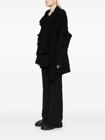Yohji Yamamoto Cardigan Mit Knopfleiste In Schwarz