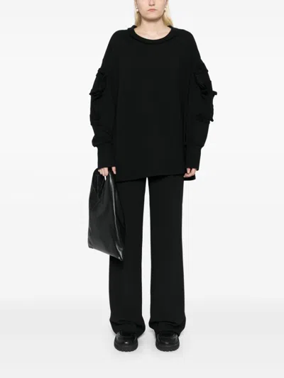 YOHJI YAMAMOTO COTTON LONG-SLEEVED SWEATSHIRT 