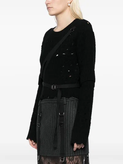 Shop Andersson Bell Nora Pullover In Schwarz