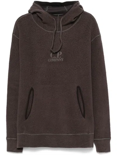 C.p. Company Hoodie Aus Fleece In Violett