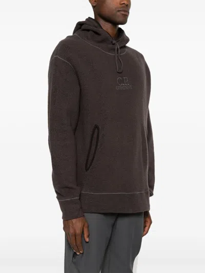 C.p. Company Hoodie Aus Fleece In Violett