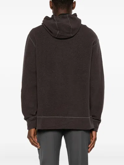 C.p. Company Hoodie Aus Fleece In Violett