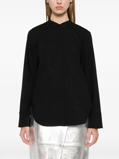 Dorothee Schumacher Sparkling Power Bluse In Schwarz
