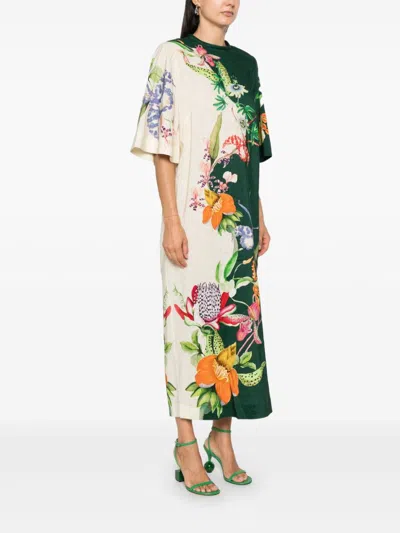 Shop Alemais Floral Maxi Dress In Grün