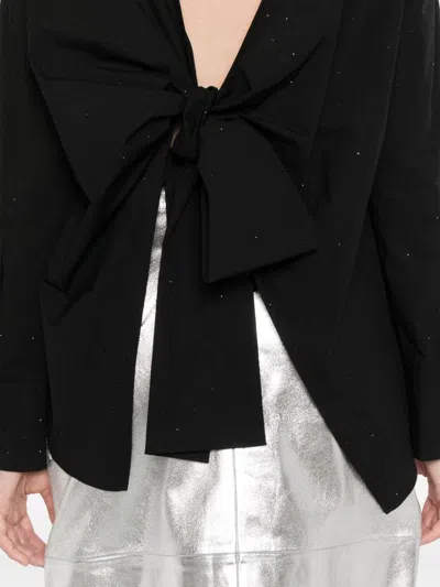 Dorothee Schumacher Sparkling Power Bluse In Schwarz