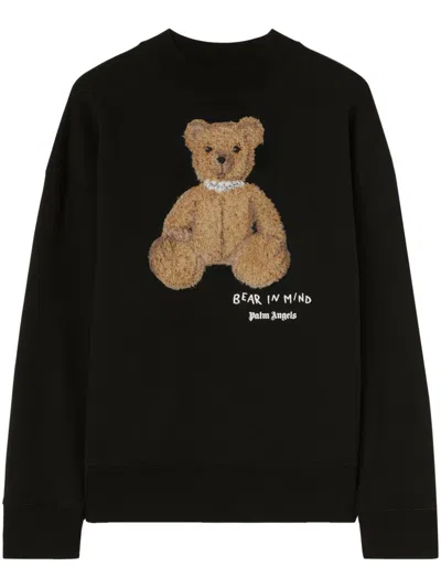 Palm Angels Bear In Mind Sweatshirt In Schwarz