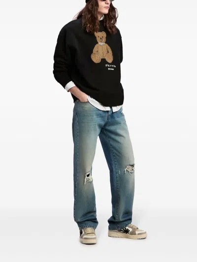 Palm Angels Bear In Mind Sweatshirt In Schwarz