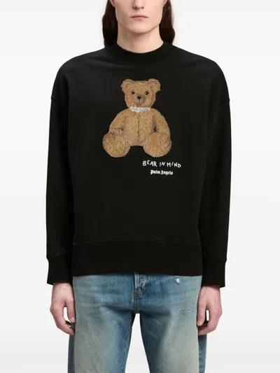 Palm Angels Bear In Mind Sweatshirt In Schwarz