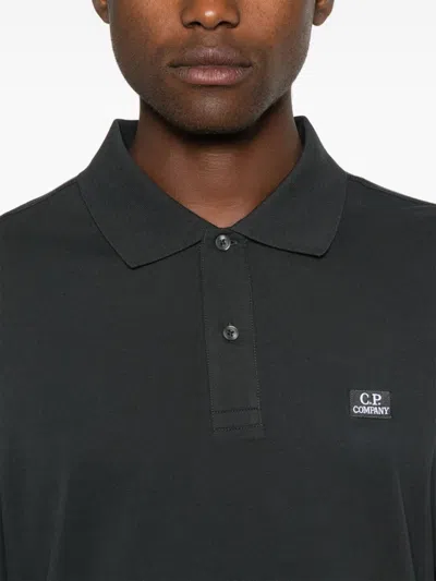 C.p. Company Poloshirt Aus Pikee In Grau