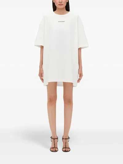Monochrome Classy T-shirt In Weiss