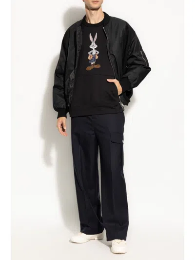 Iceberg X Looney Tunes Bugs Bunny Jacket In Schwarz