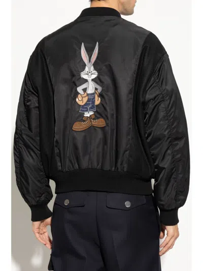 Iceberg X Looney Tunes Bugs Bunny Jacket In Schwarz