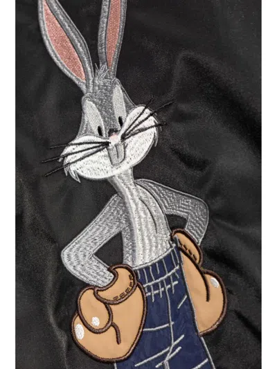 Iceberg X Looney Tunes Bugs Bunny Jacket In Schwarz