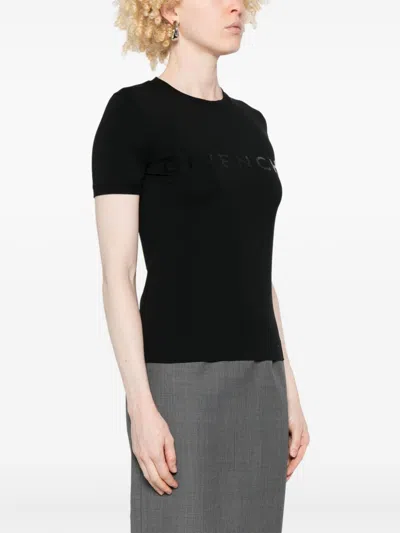 Givenchy T-shirt A Maniche Corte In Cotone. In Schwarz
