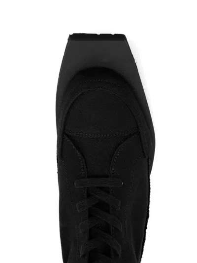 Yohji Yamamoto Hi-top Lace-up Shoes In Schwarz